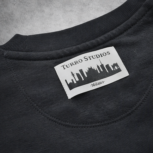 Maglione TSM Nero | Turro Studios AW '24