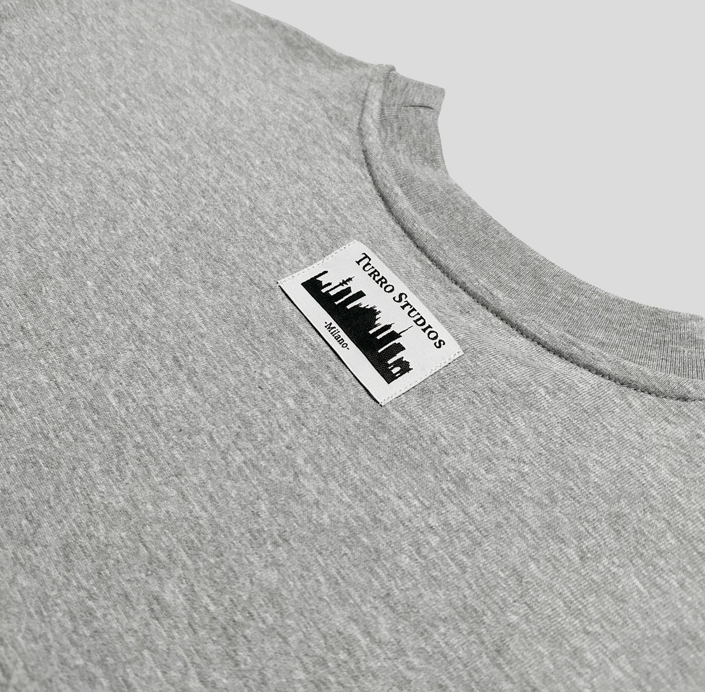 'Oversized' T-Shirt Grigio | Heavy Cotton Series