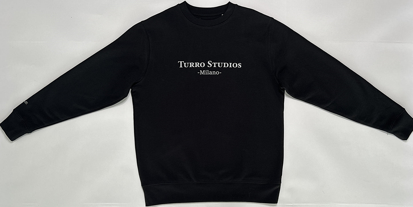 TSM Sweater Nero| Turro Studios AW '24