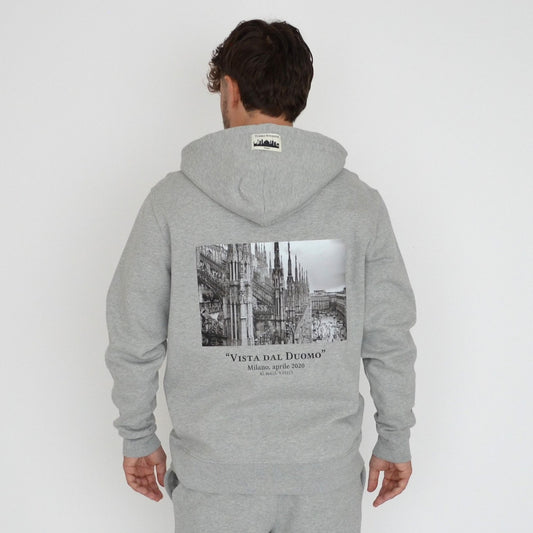 TSM “Vista” Hoodie Grigio | Turro Studios AW '24