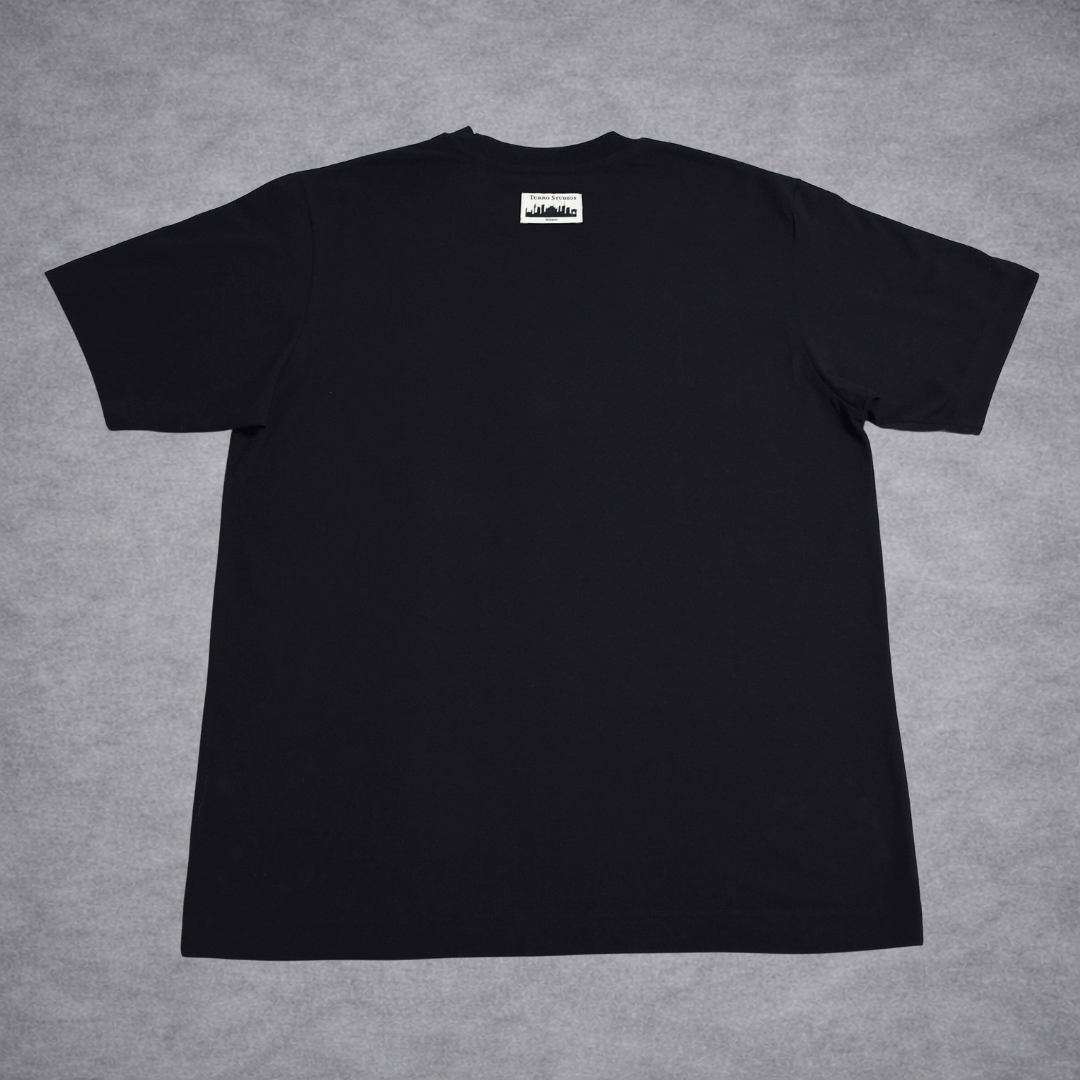 'Oversized' T-Shirt Nero | Heavy Cotton Series