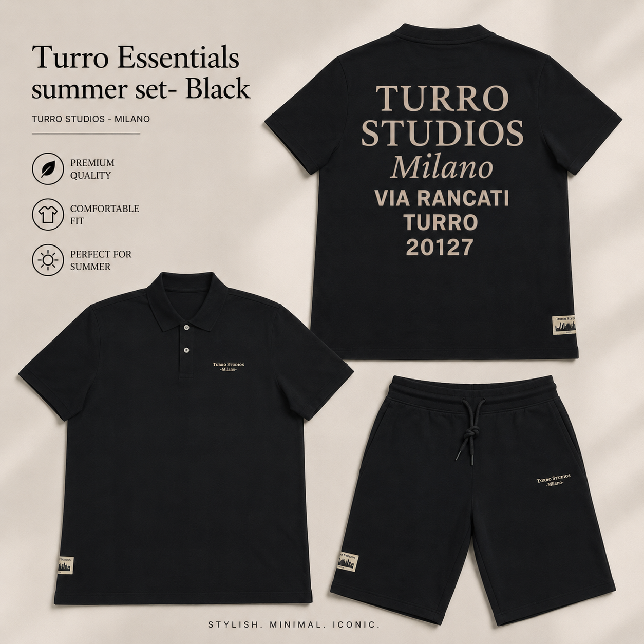 Turro Essentials Set | Black