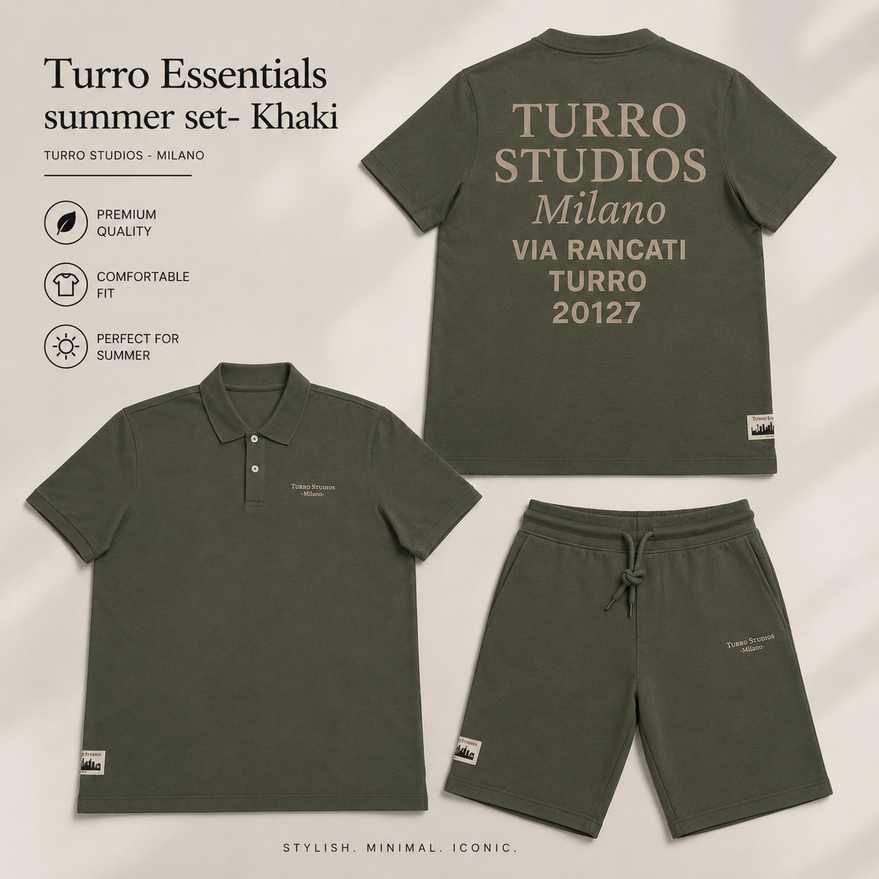 Turro Essentials Set | Khaki