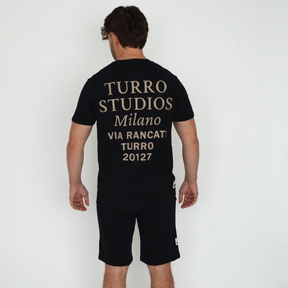 T-shirt nero | Turro Studios SS'25