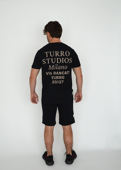 T-shirt nero | Turro Studios SS'25