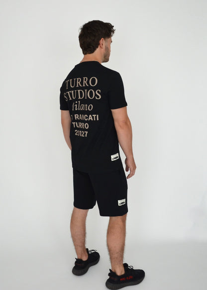 T-shirt nero | Turro Studios SS'25
