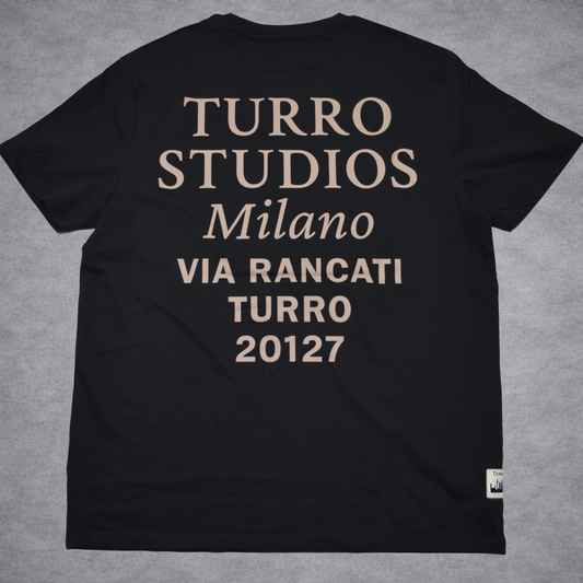 T-shirt nero | Turro Studios SS'25