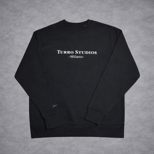 Maglione TSM Nero | Turro Studios AW '24