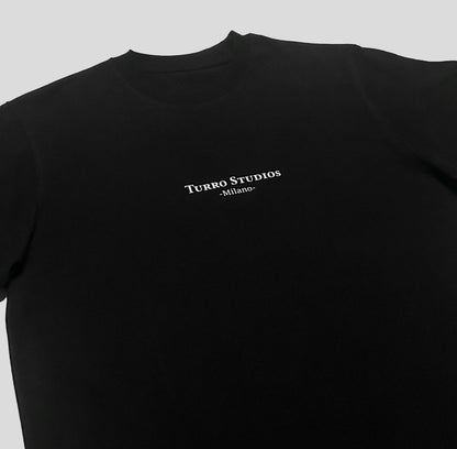 TSM 'Oversized' T-Shirt Nero | Turro Studios SS'25