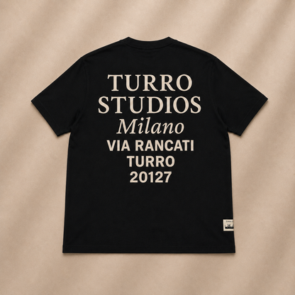 T-Shirt Nero |  Turro Essentials