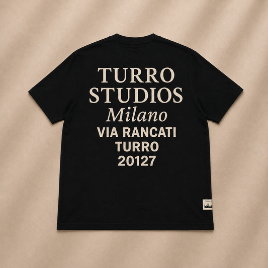 T-Shirt Nero |  Turro Essentials